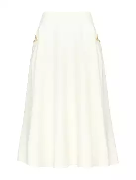 CREPE COUTURE MIDI SKIRT