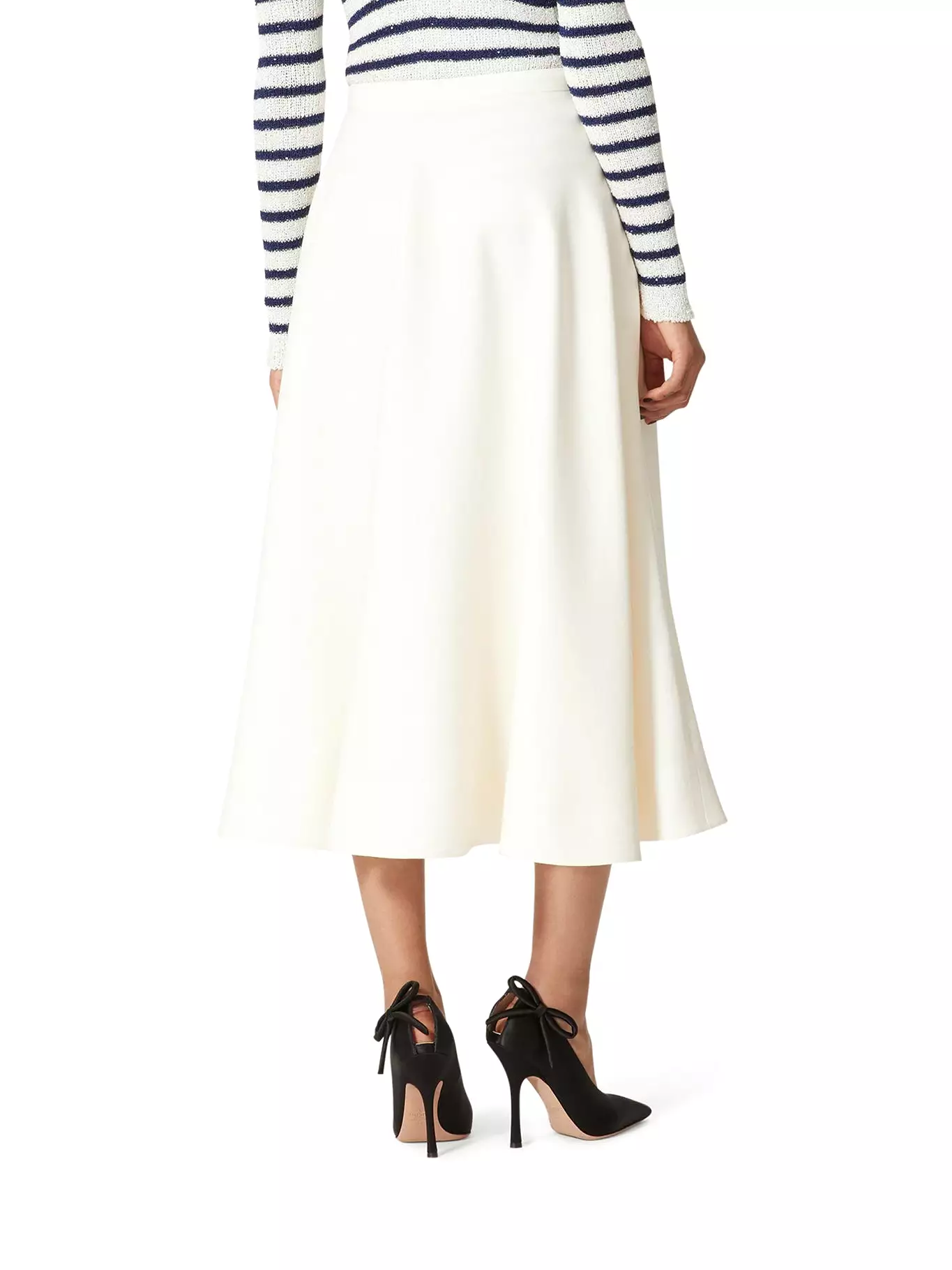 CREPE COUTURE MIDI SKIRT