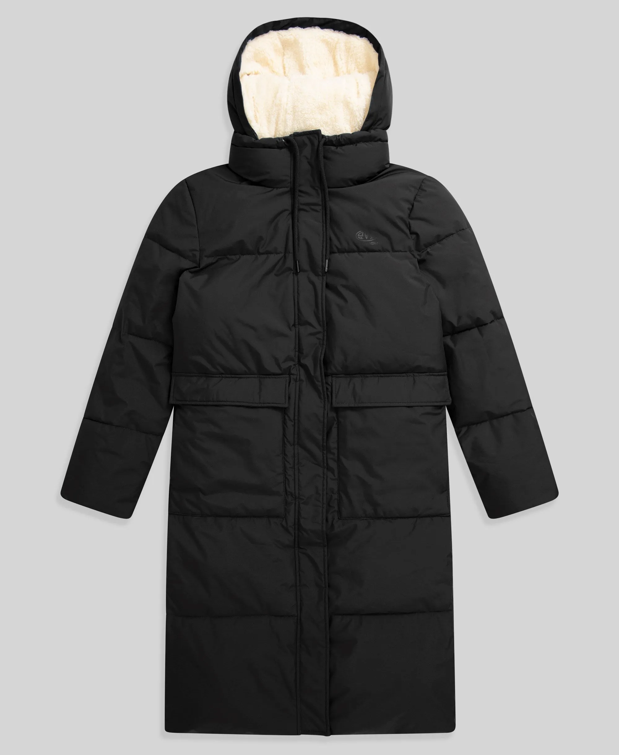 Dawlish Womens Longline Coat - Black