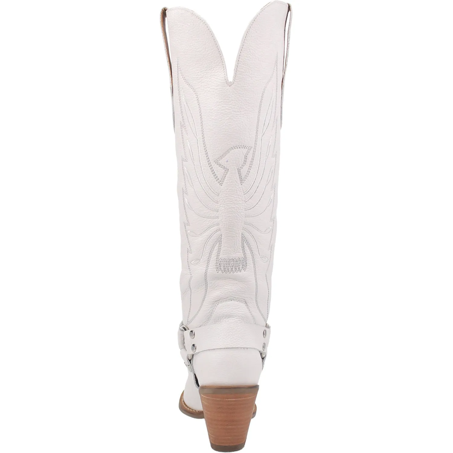 Dingo Womens Heavens To Betsy Cowboy Boots Leather White