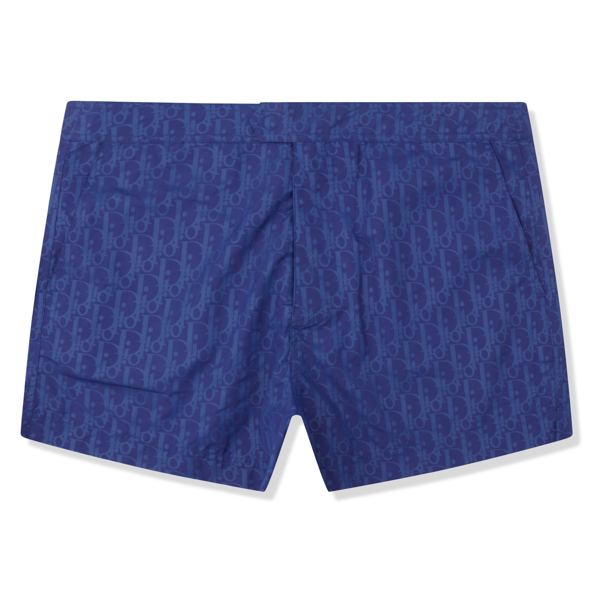 Dior Oblique Swim Shorts Blue