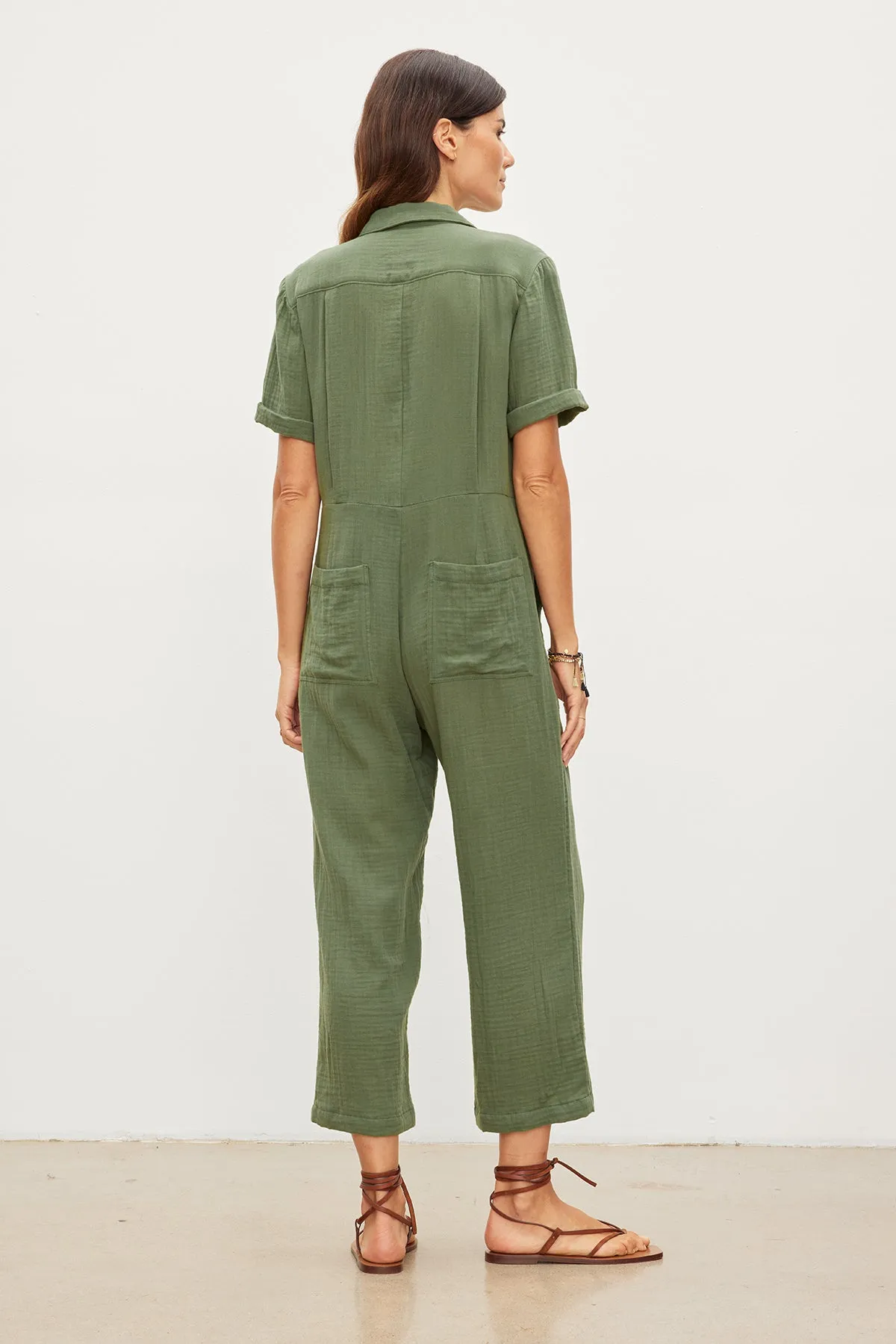 ELIA COTTON GAUZE JUMPSUIT