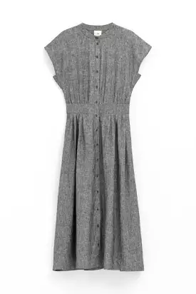 Elk The Label - Vlek Dress - Charcoal Two Tone