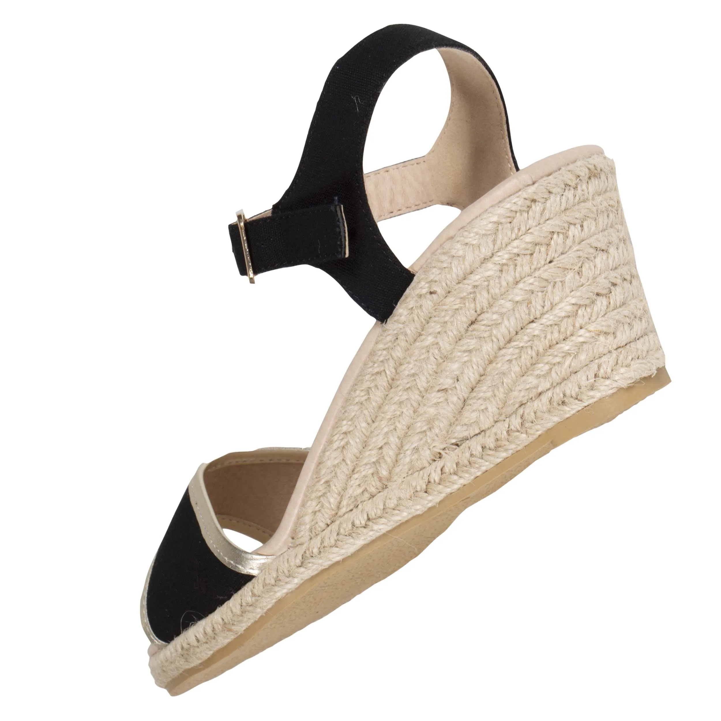 Espadrilles Femme détail doré talon