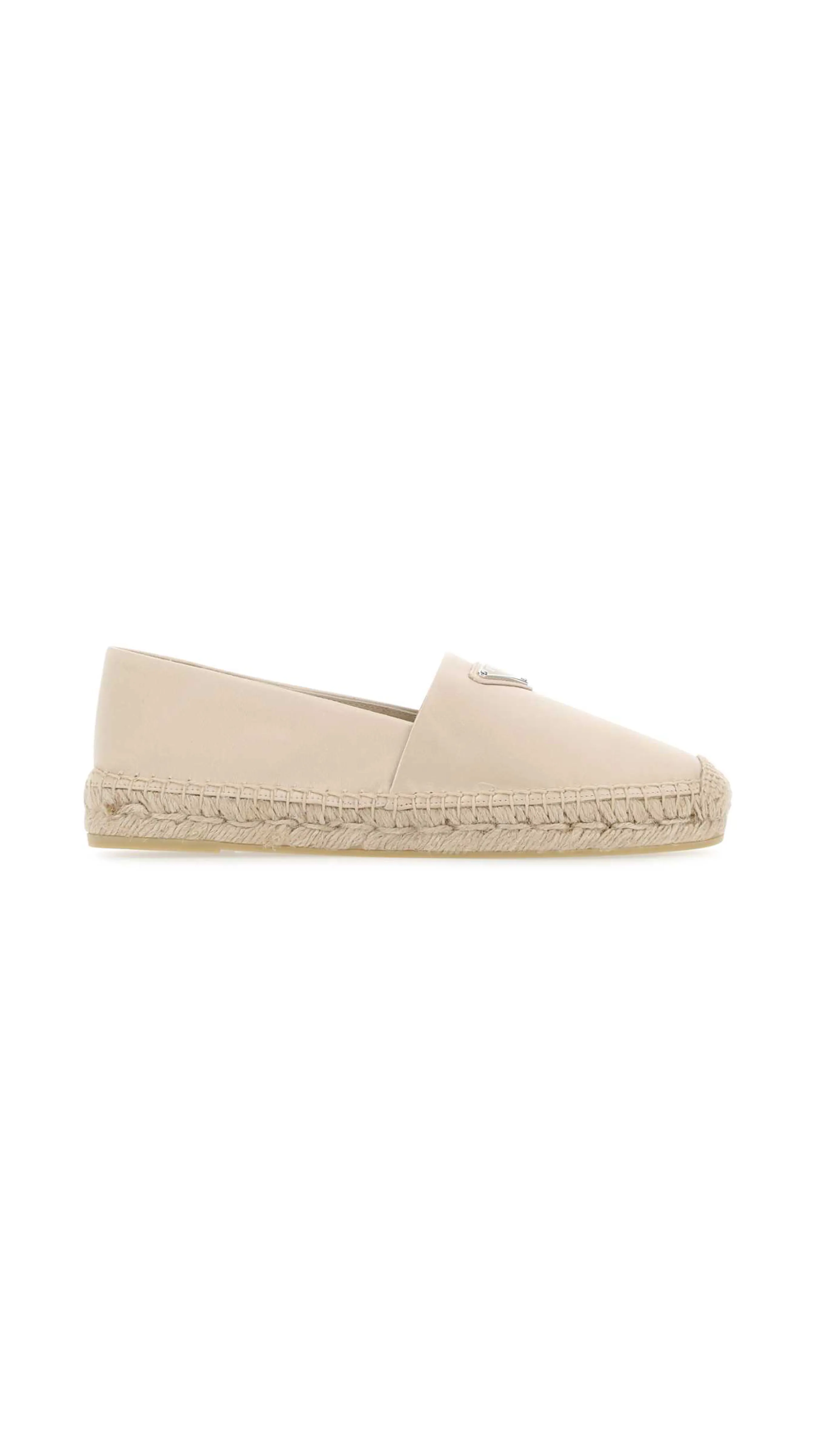 Fabric Espadrilles - Sand Beige