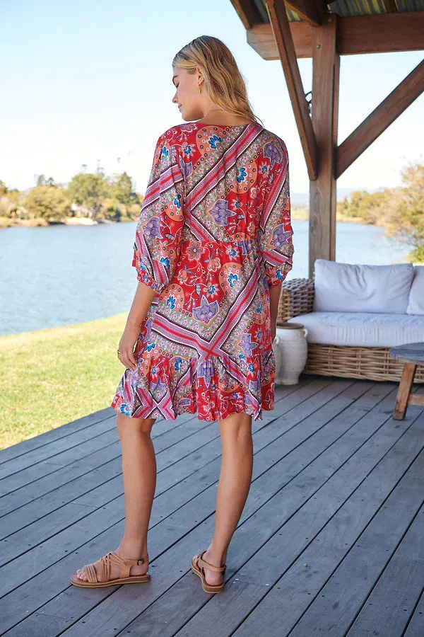 Faith Mini Dress Rosalee Print