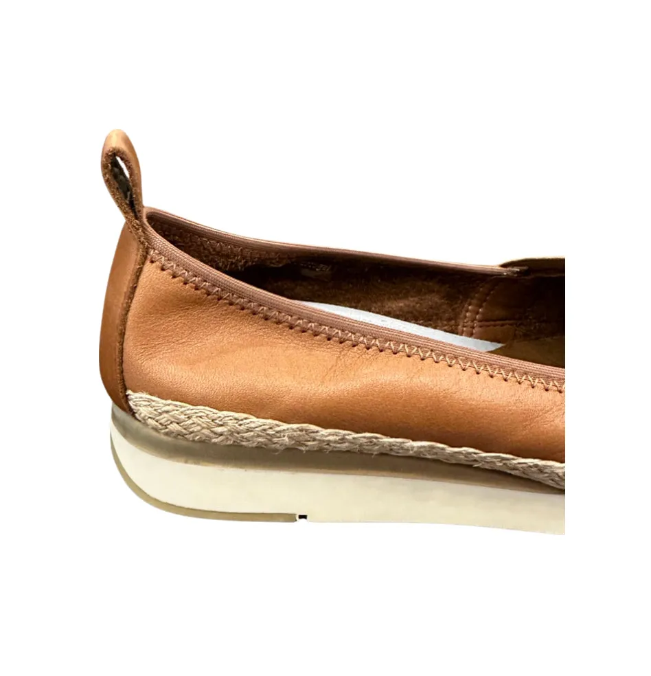 Fastest Tan Leather Flat