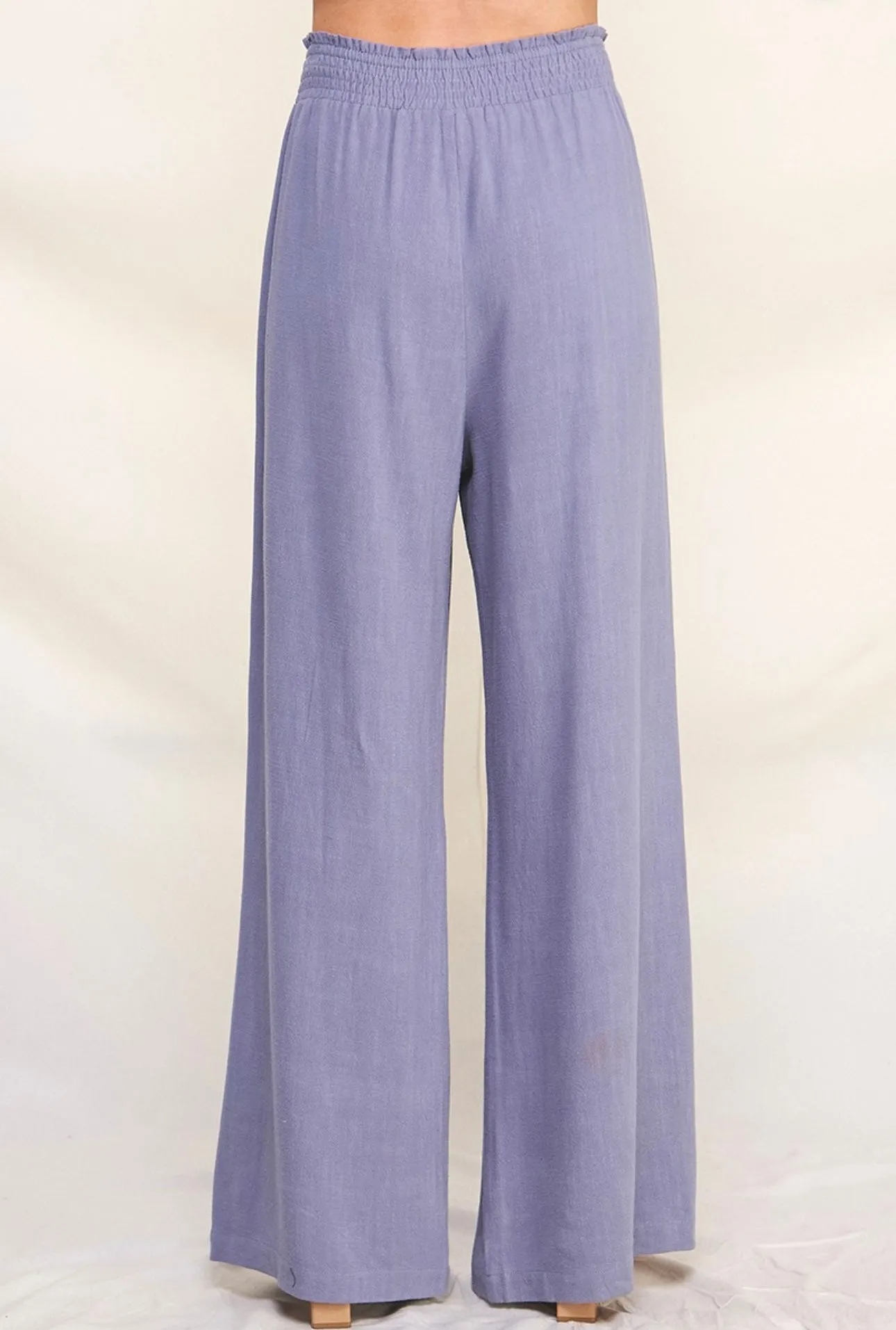 FINAL SALE - Linen Wide Leg Pants - 3 Colors!