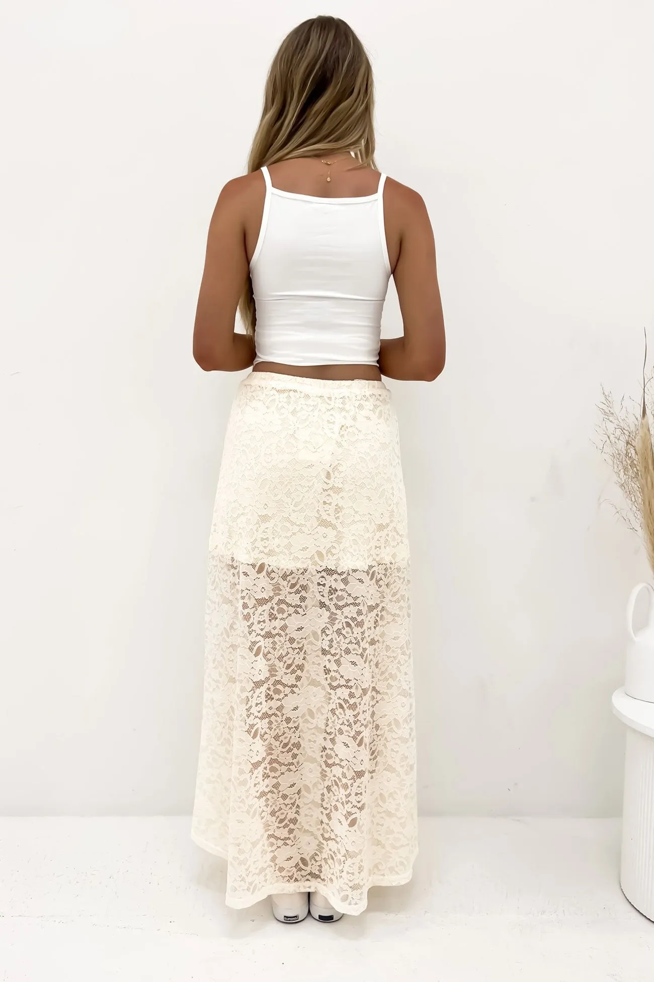 Finch Maxi Skirt Cream