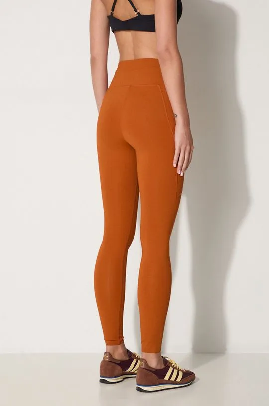 Fjallraven leggings Abisko Tights women's orange color