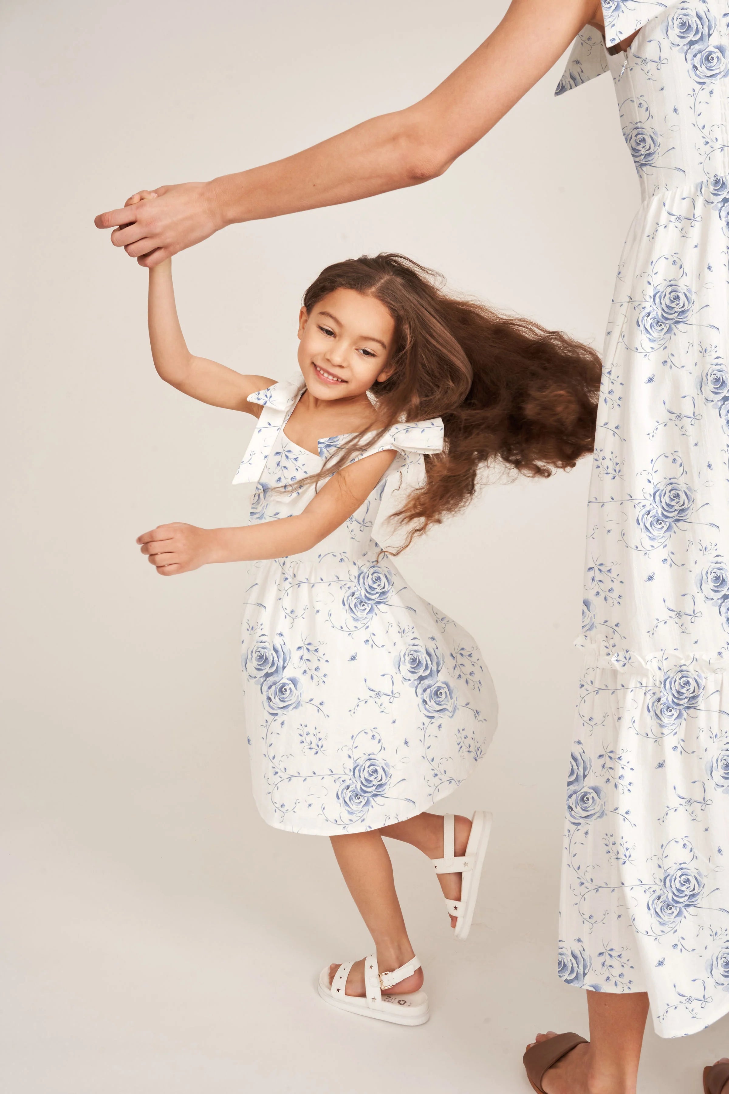 Floraison Lane - The Elizabeth Girl Dress - Heirloom Floral