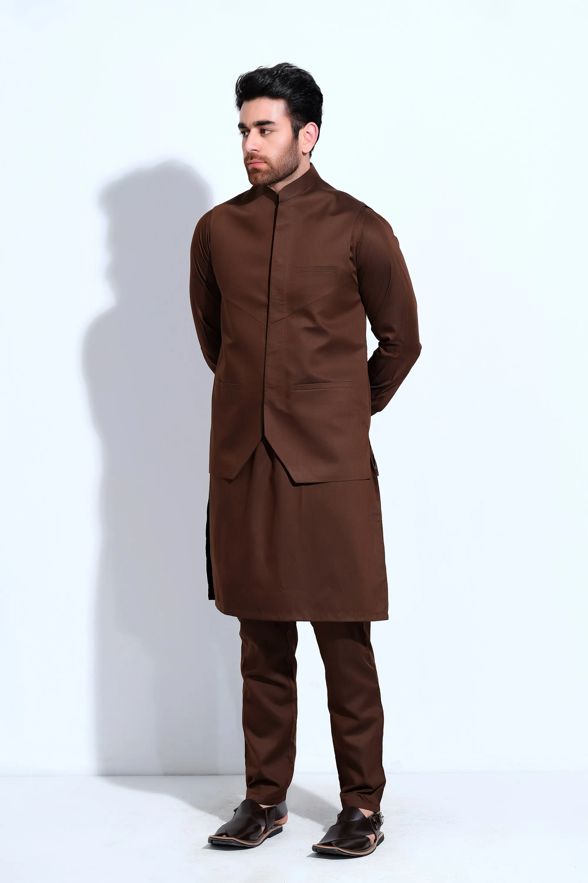 Gents Brown Waist Coat