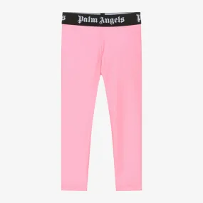 Girls Bright Pink Leggings