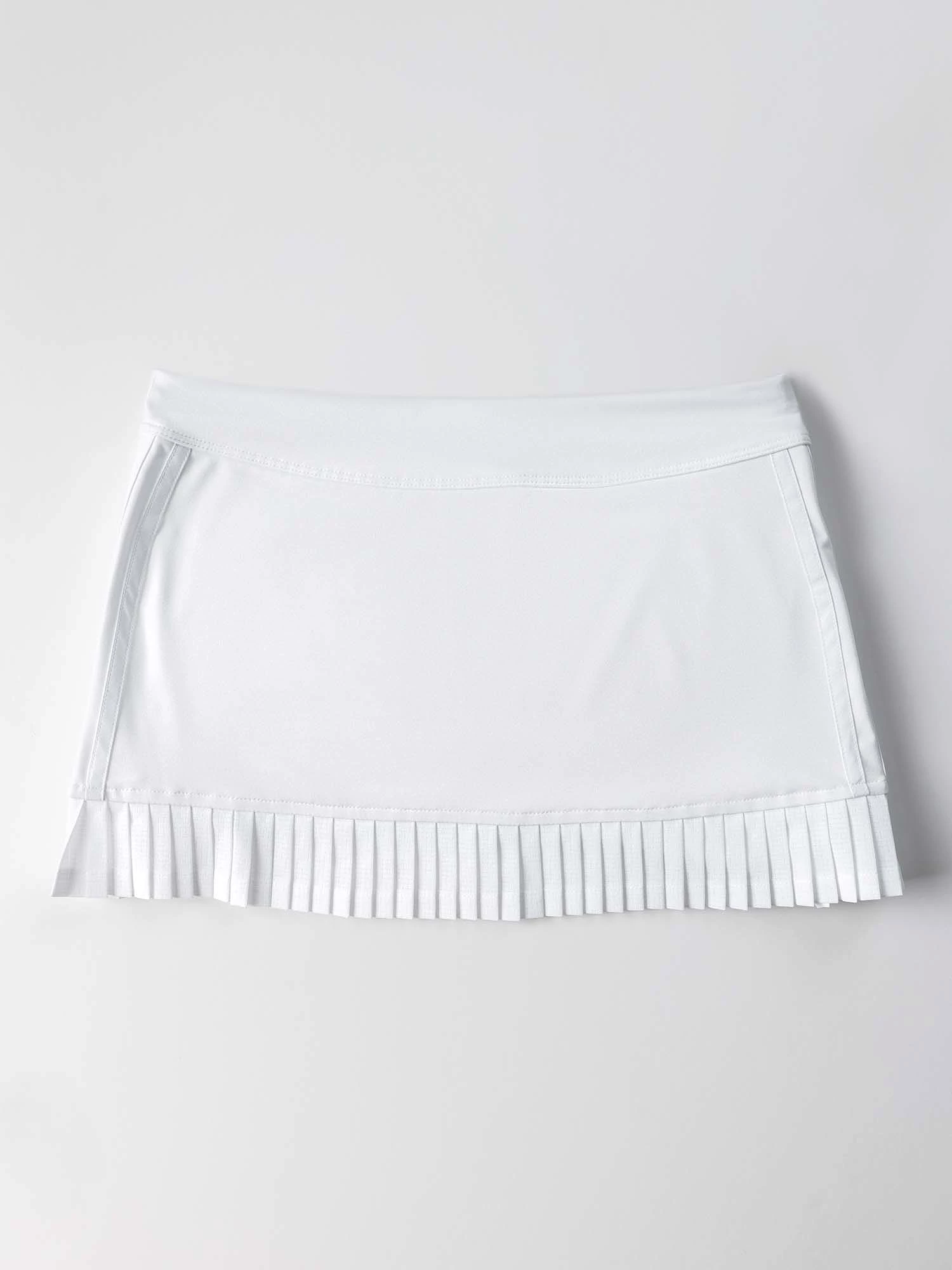 Girls Classic Tennis Pleated Skirt - Plumeria