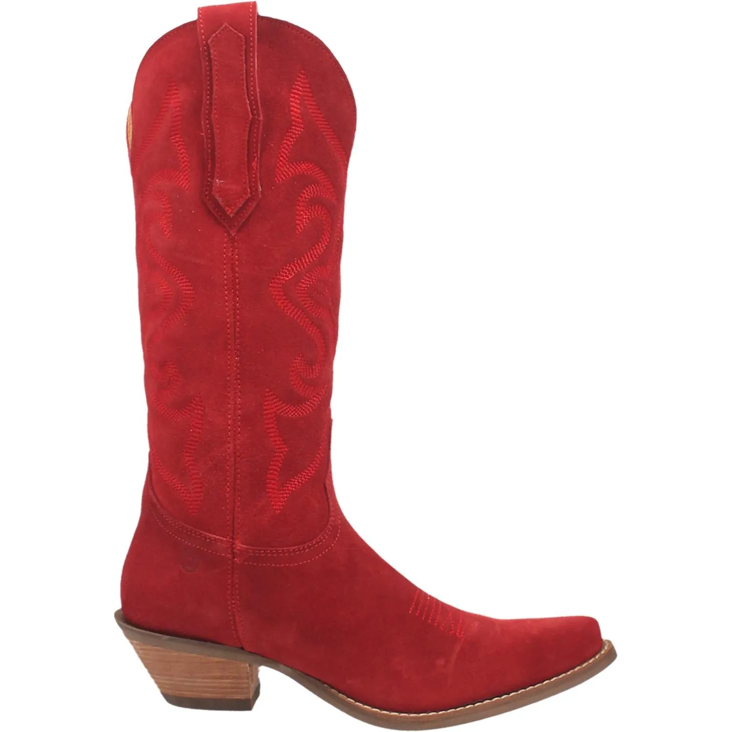 Homeward Bound Red Suede Boots (DS) - BACKORDER NOVEMBER 2024