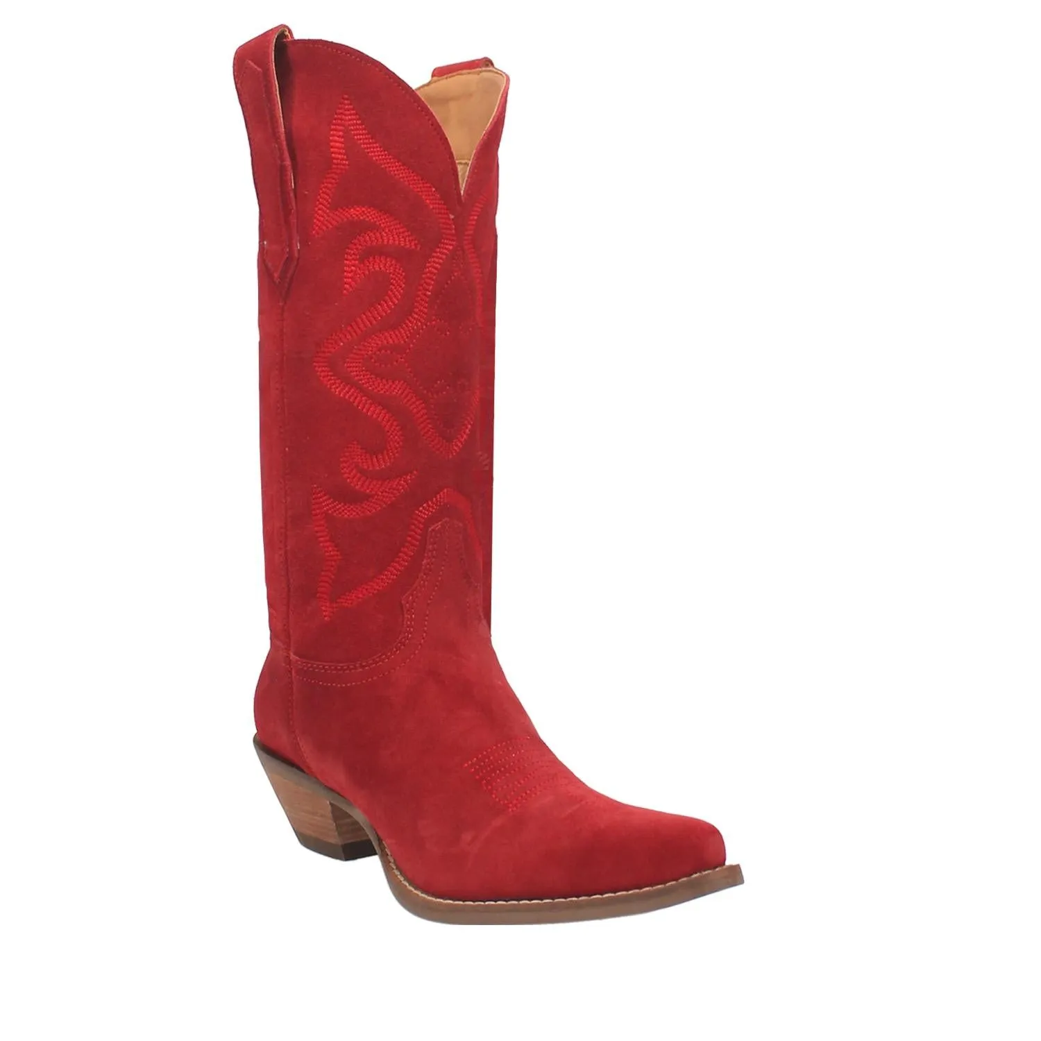 Homeward Bound Red Suede Boots (DS) - BACKORDER NOVEMBER 2024