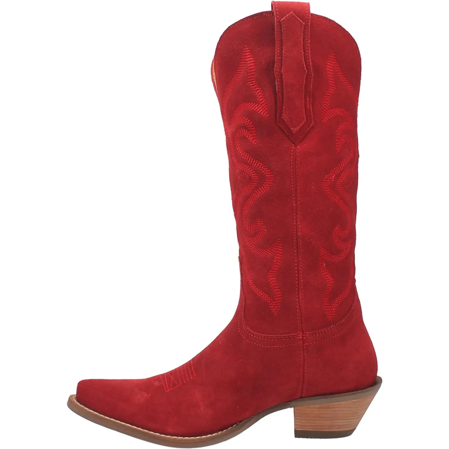 Homeward Bound Red Suede Boots (DS) - BACKORDER NOVEMBER 2024