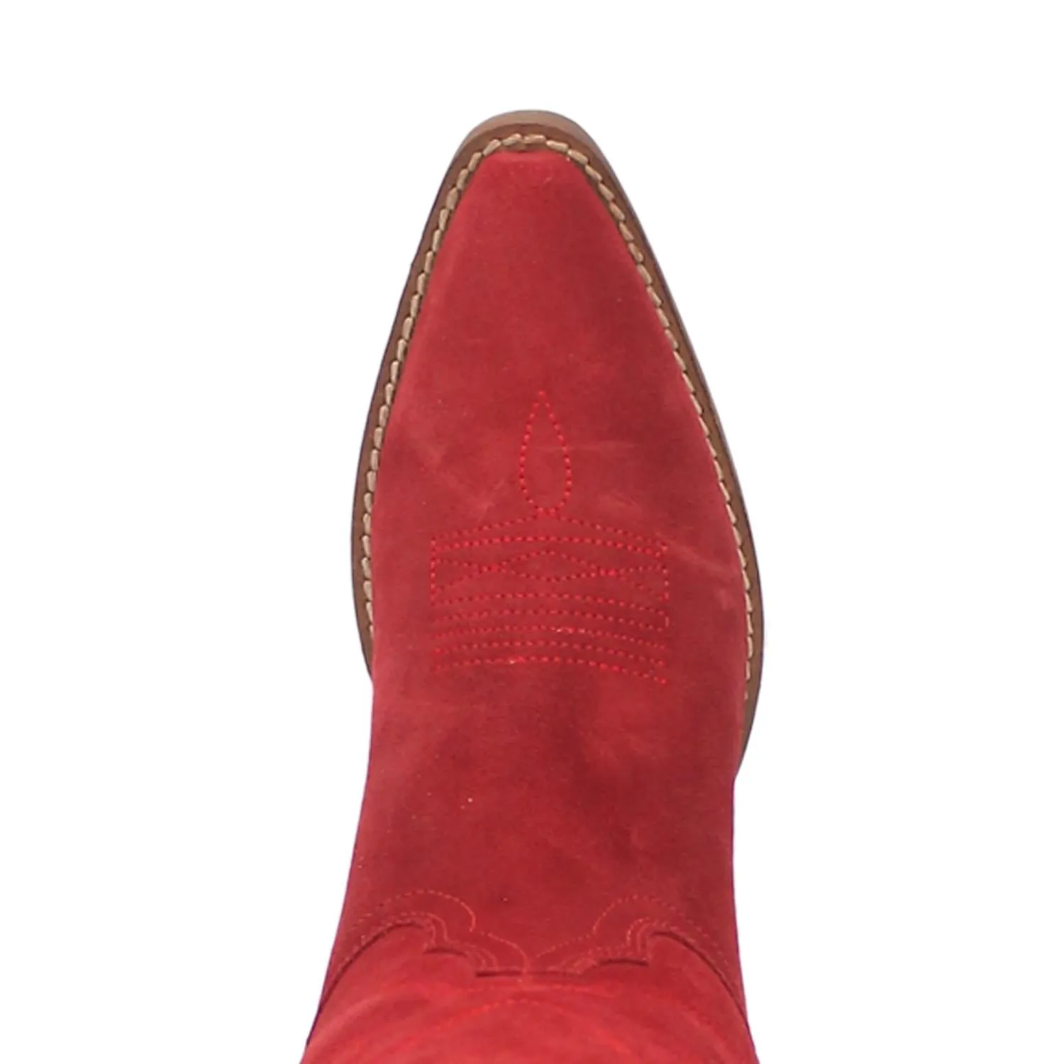 Homeward Bound Red Suede Boots (DS) - BACKORDER NOVEMBER 2024