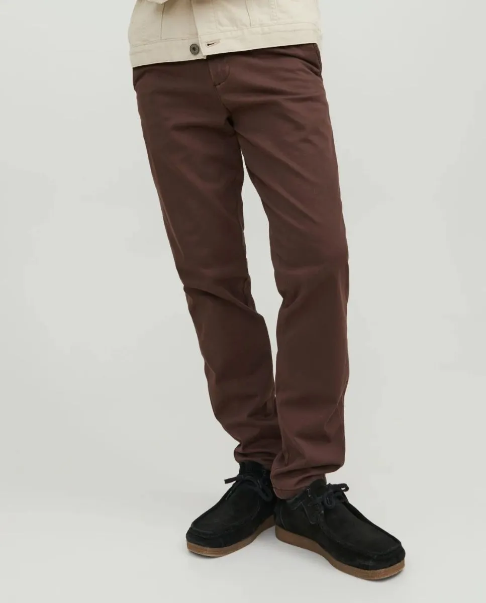 Jack & Jones Marco Bowie Slim Chinos Seal Brown