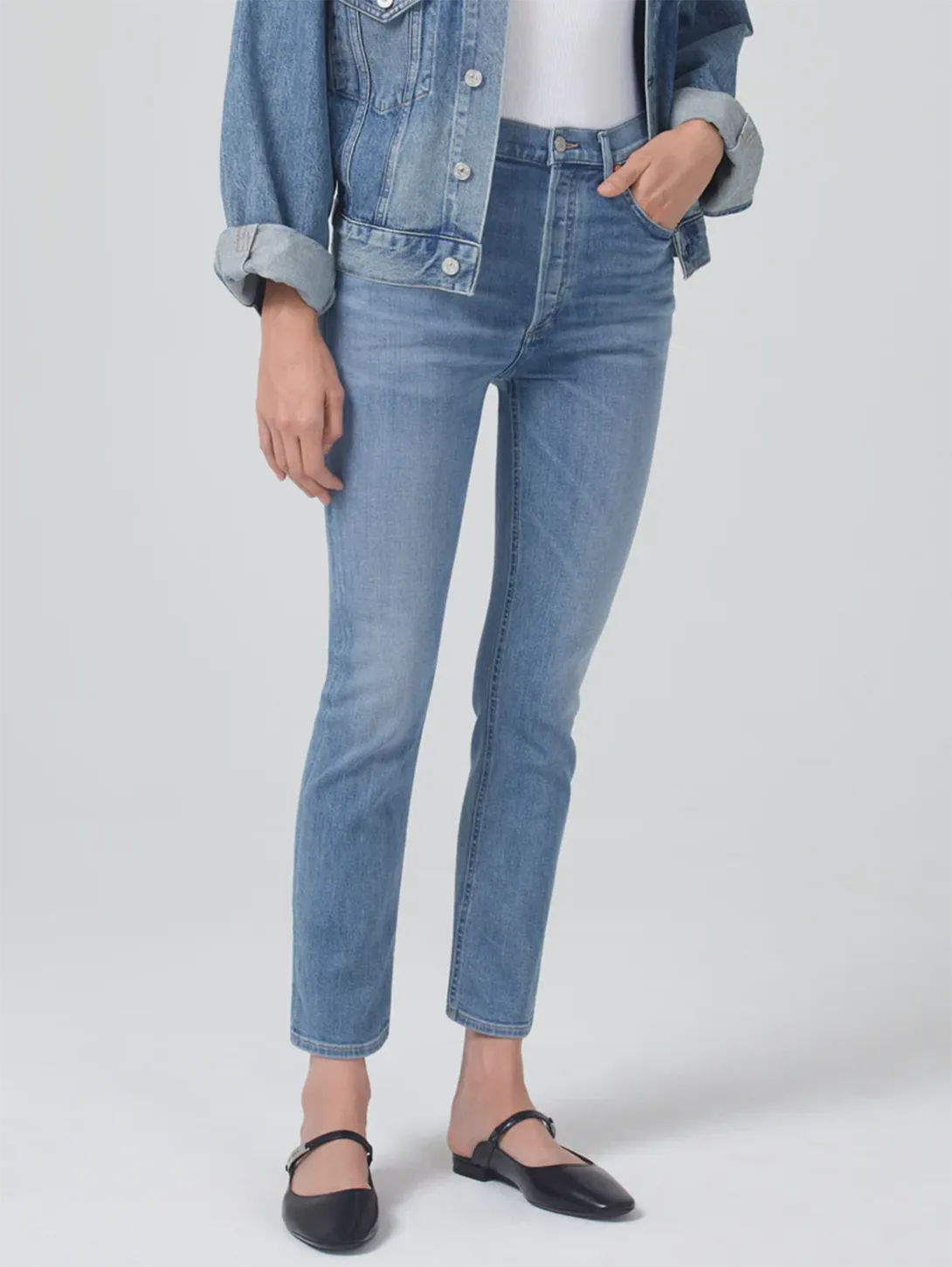 Jolene High Rise Slim Jean - Pixie