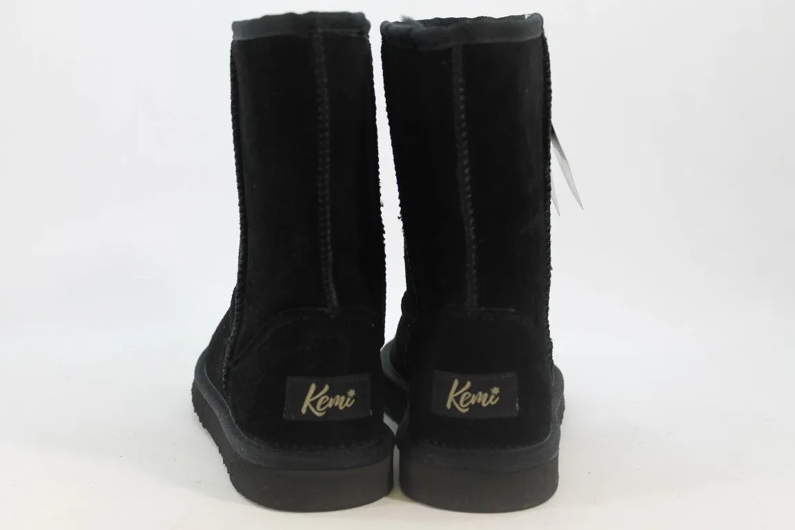 Kemi Bella Women's Black Boots 7M(ZAP13585)