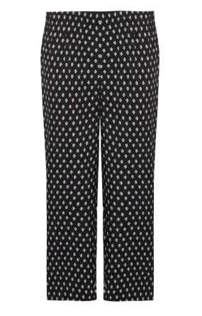 Ladies Print Capris Three-Quarter Length Trousers