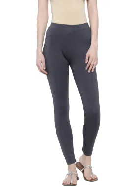 Ladies Yoga Leggings Dark Grey