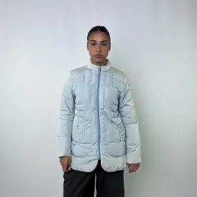 Light Blue y2ks Moncler Puffer Jacket Coat (M)