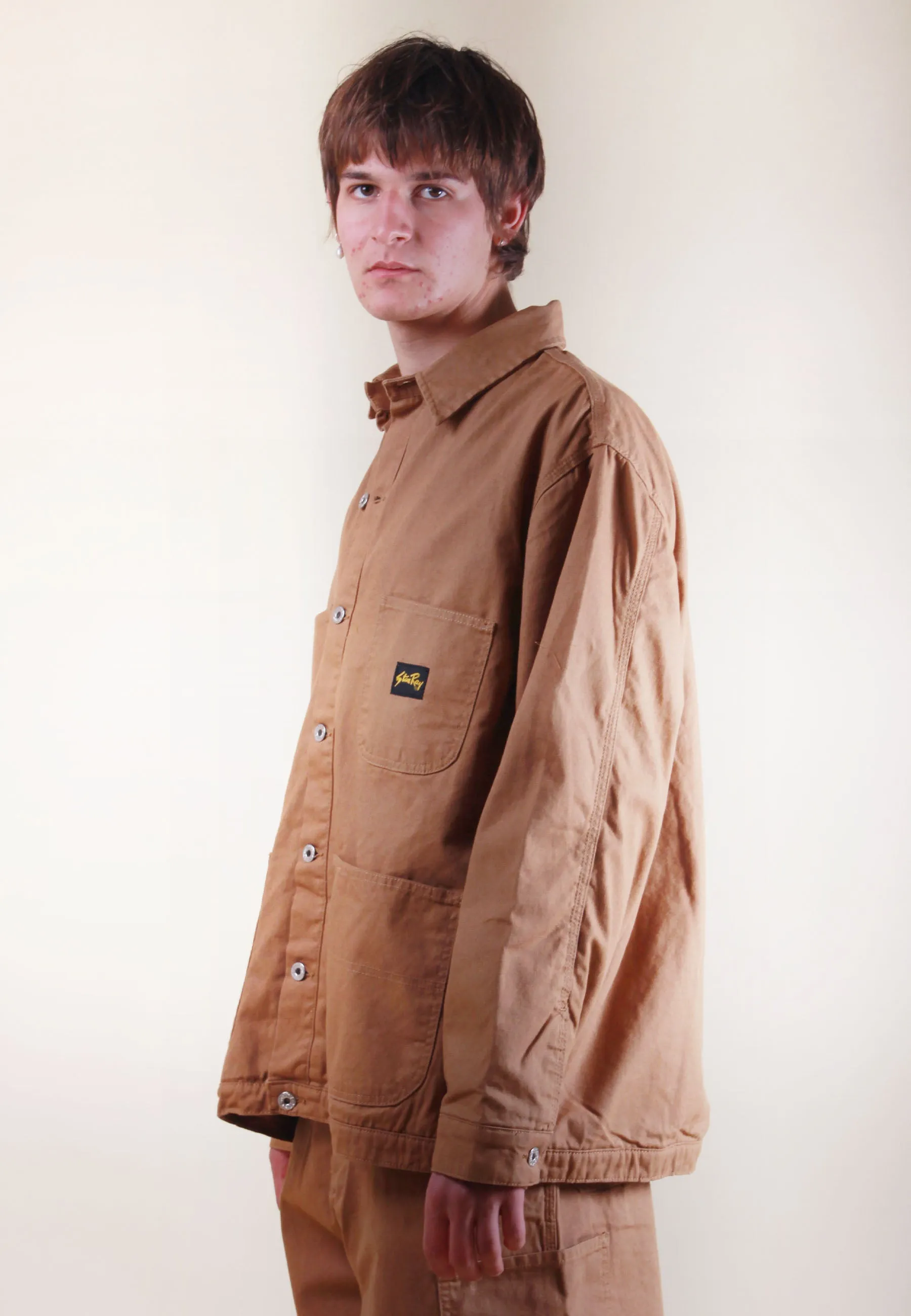 Lined Barn Coat - brown duck