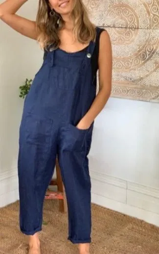 Linen Overalls