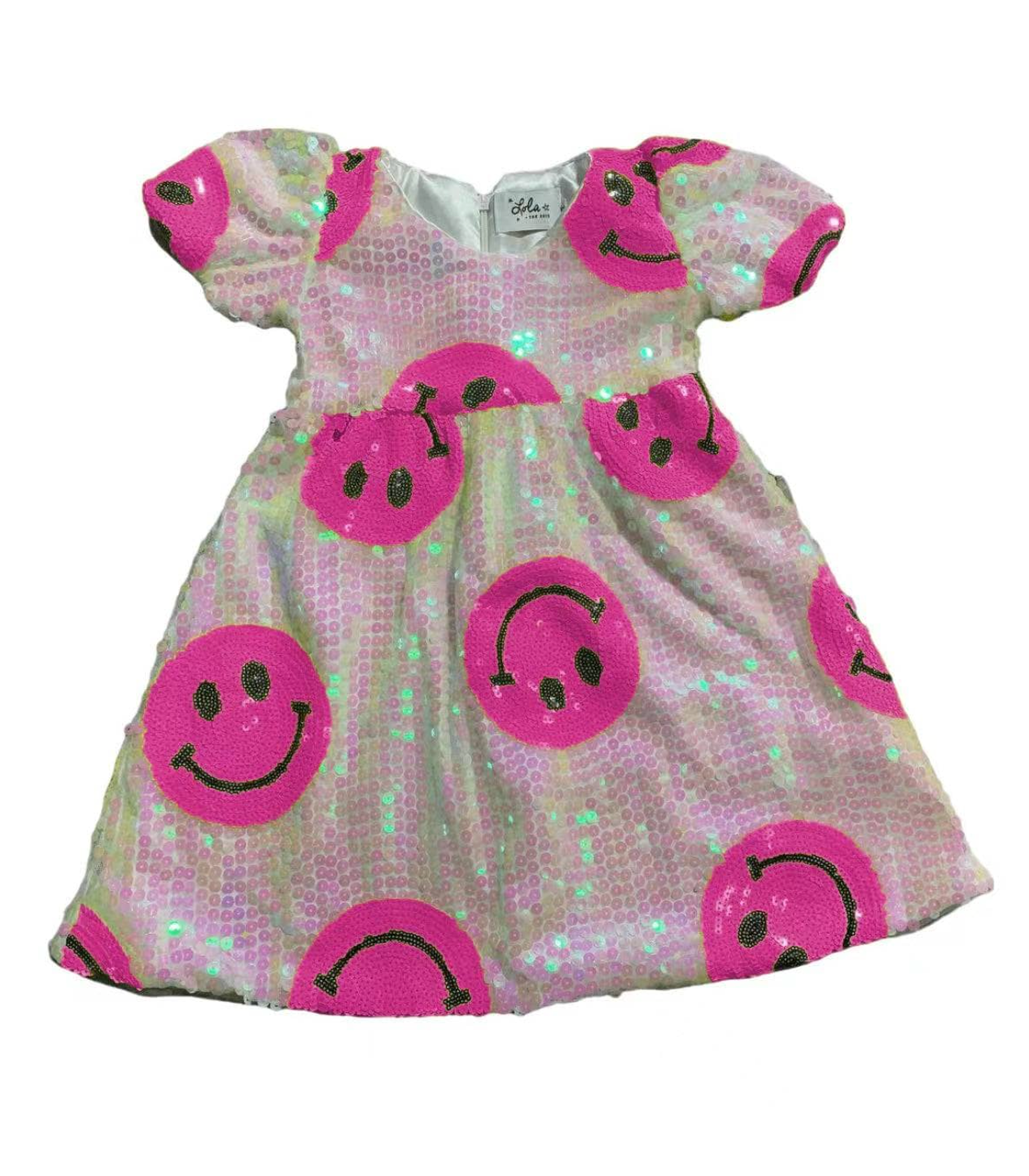 Lola + The Boys - Pinkie Happy Emoji Dress