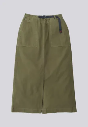 Long Baker Skirt - Olive