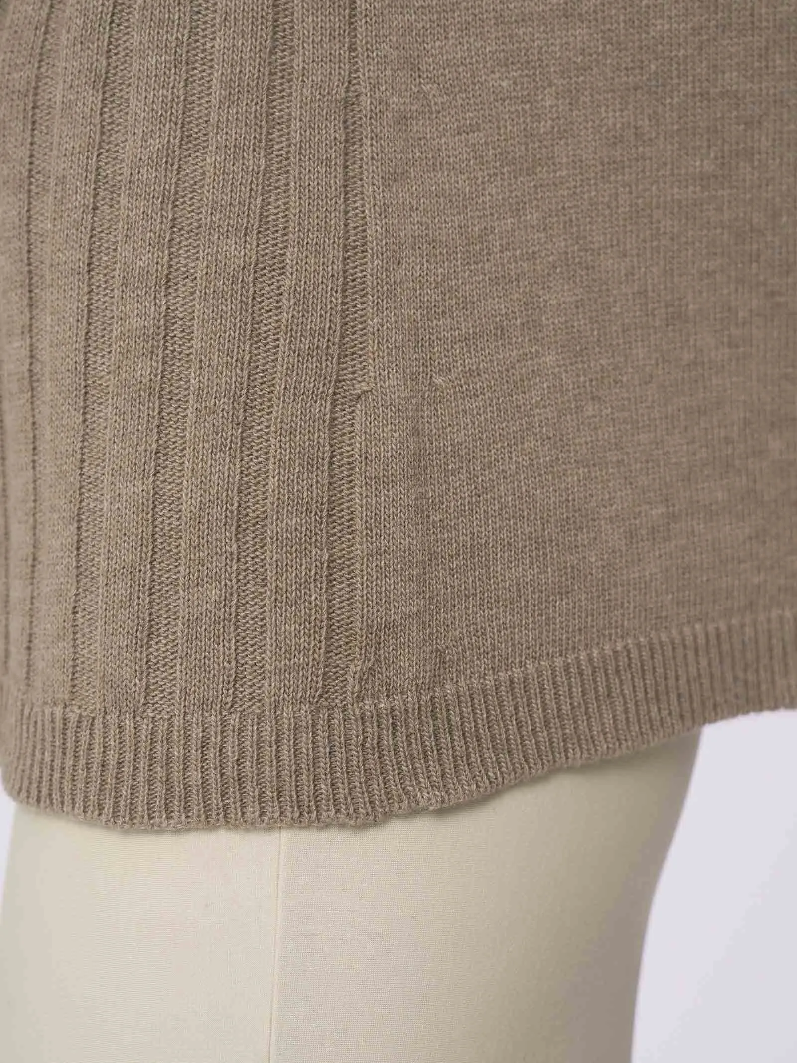 Lupetto in Cashmere Blend - Champignon