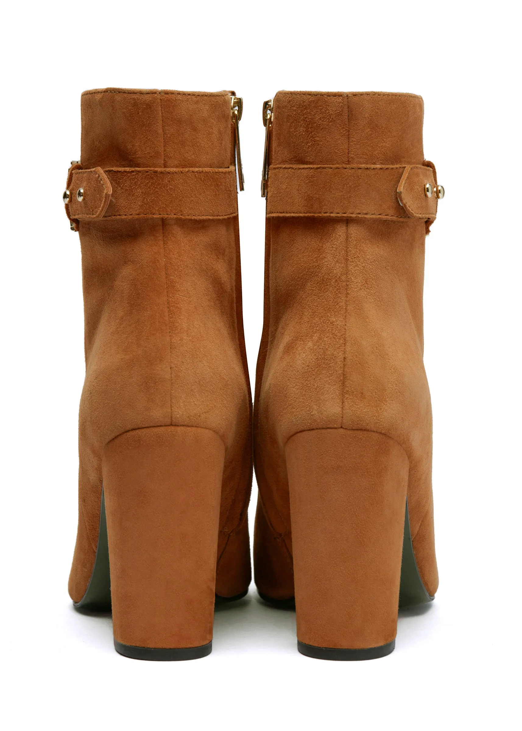 Mayfair Suede Ankle Boot (Tan)