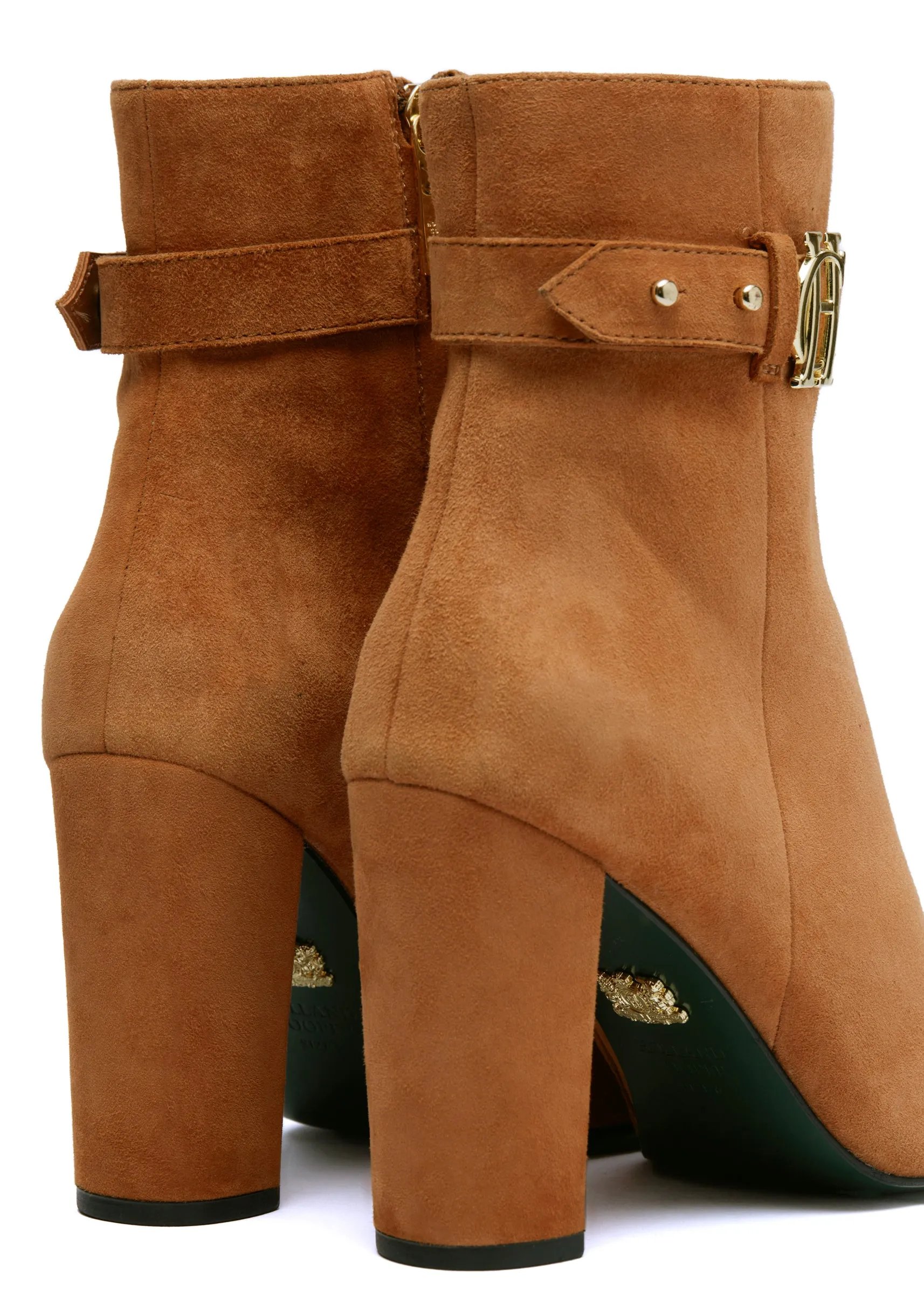 Mayfair Suede Ankle Boot (Tan)