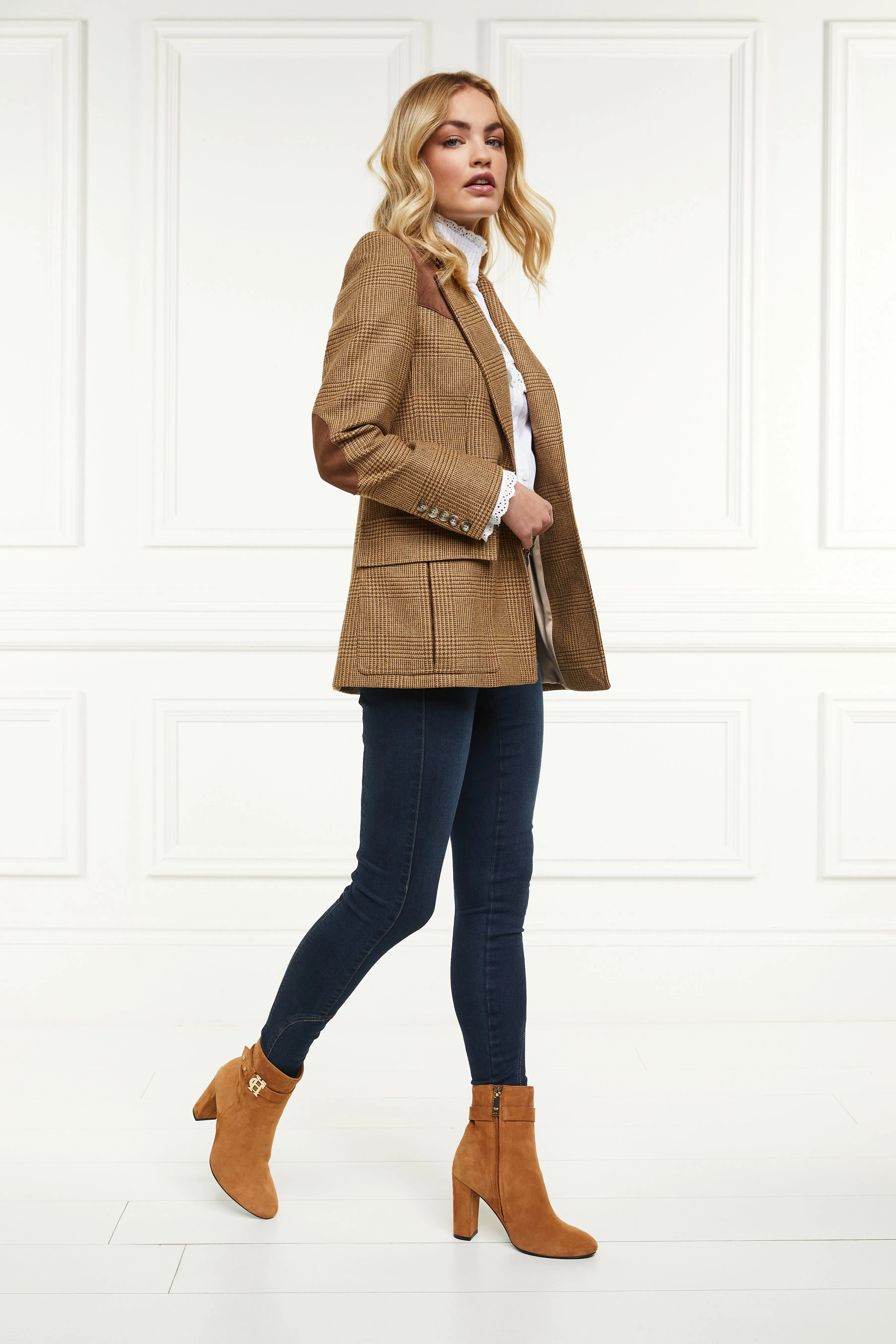 Mayfair Suede Ankle Boot (Tan)