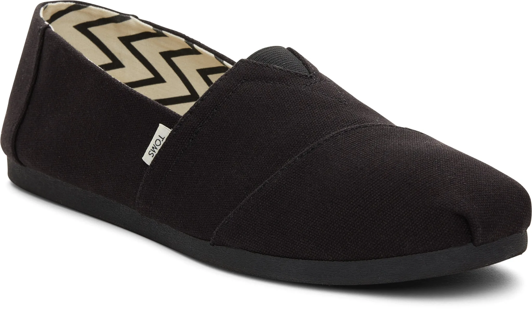 Men's Alpargata Classic - All Black Recycled Cotton Canvas