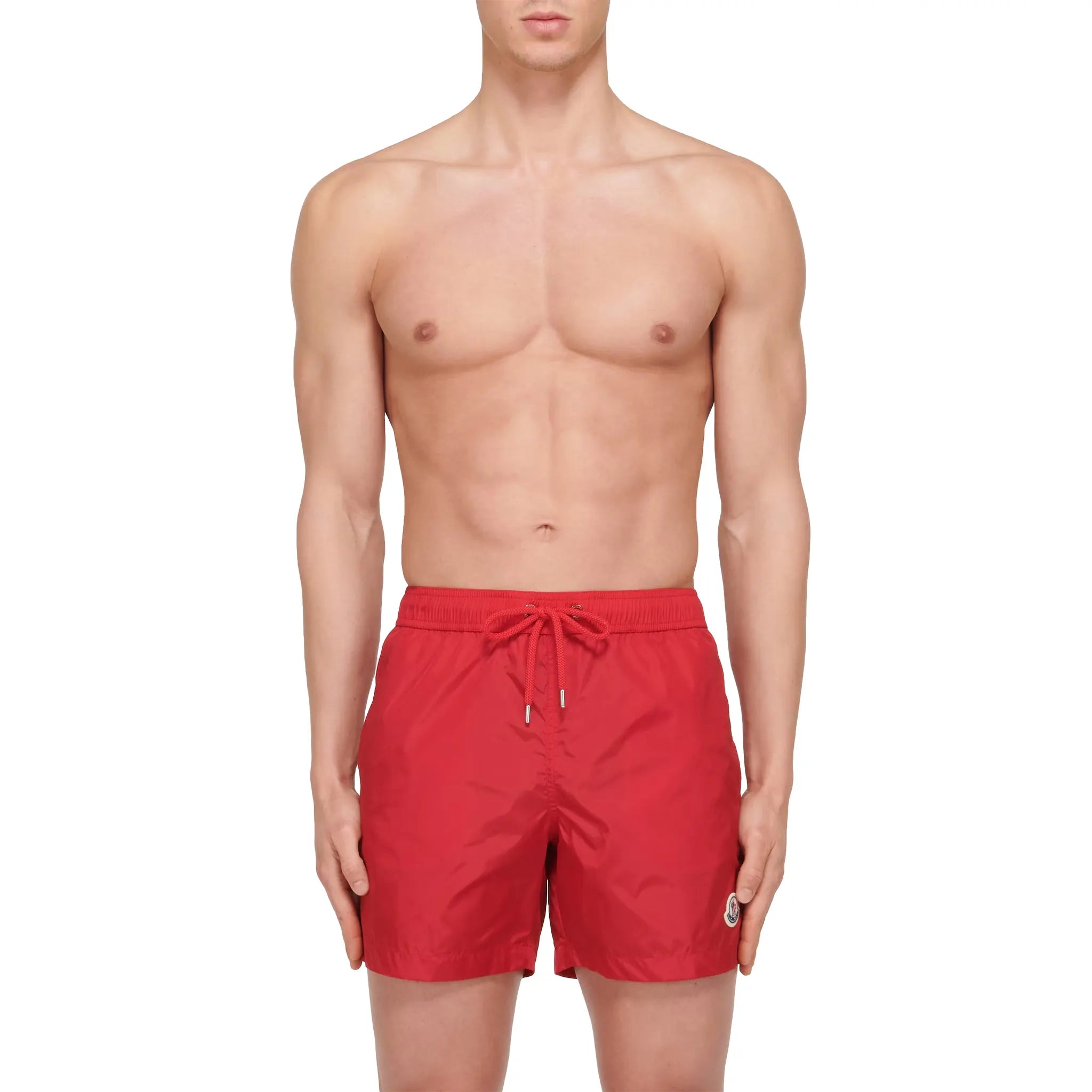 Moncler Red Swim Shorts