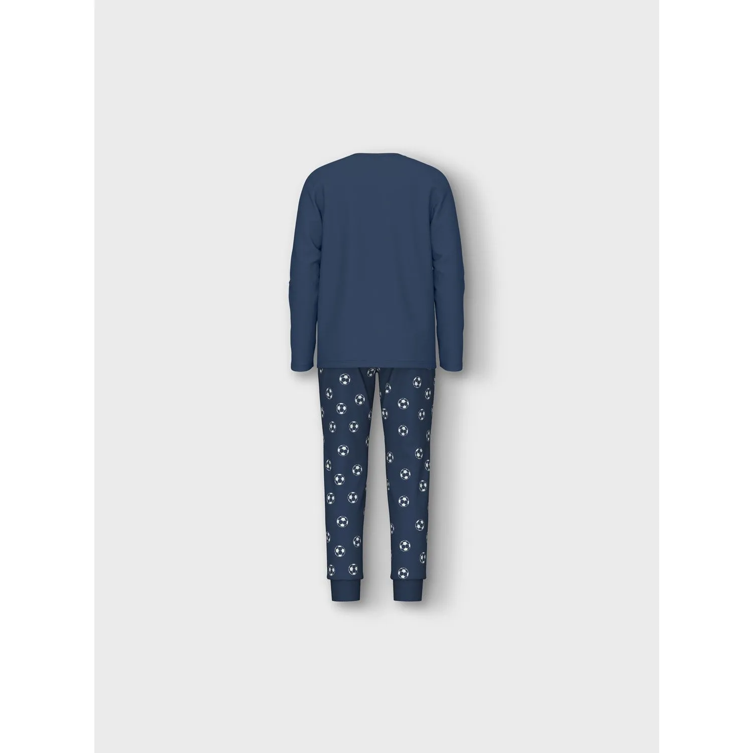 Name It Dark Denim Pajamas Dark Denim Football Noos