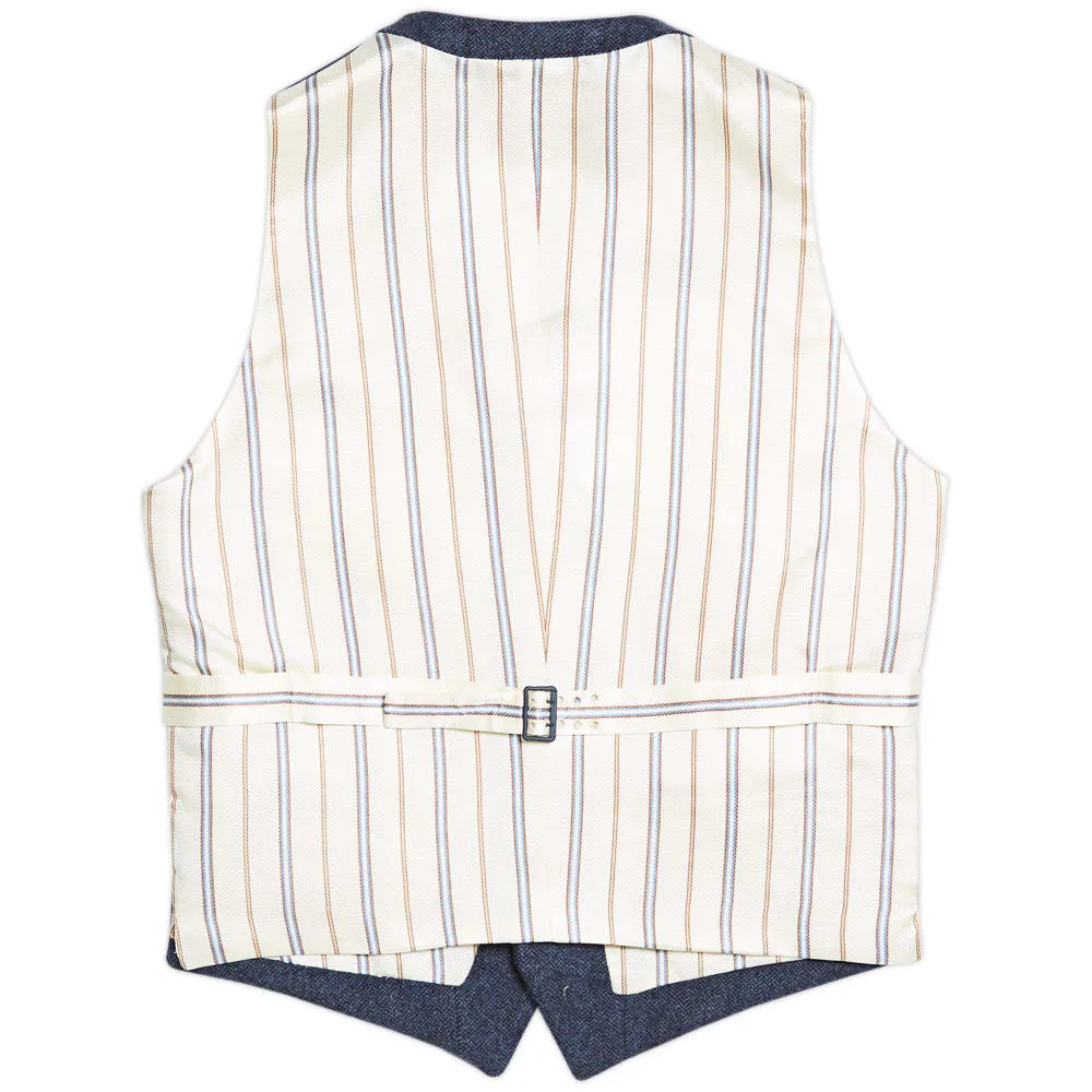 Nigel Cabourn Cashmere Short VestNavy