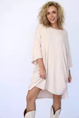 Out Of Pocket Dress Oatmeal