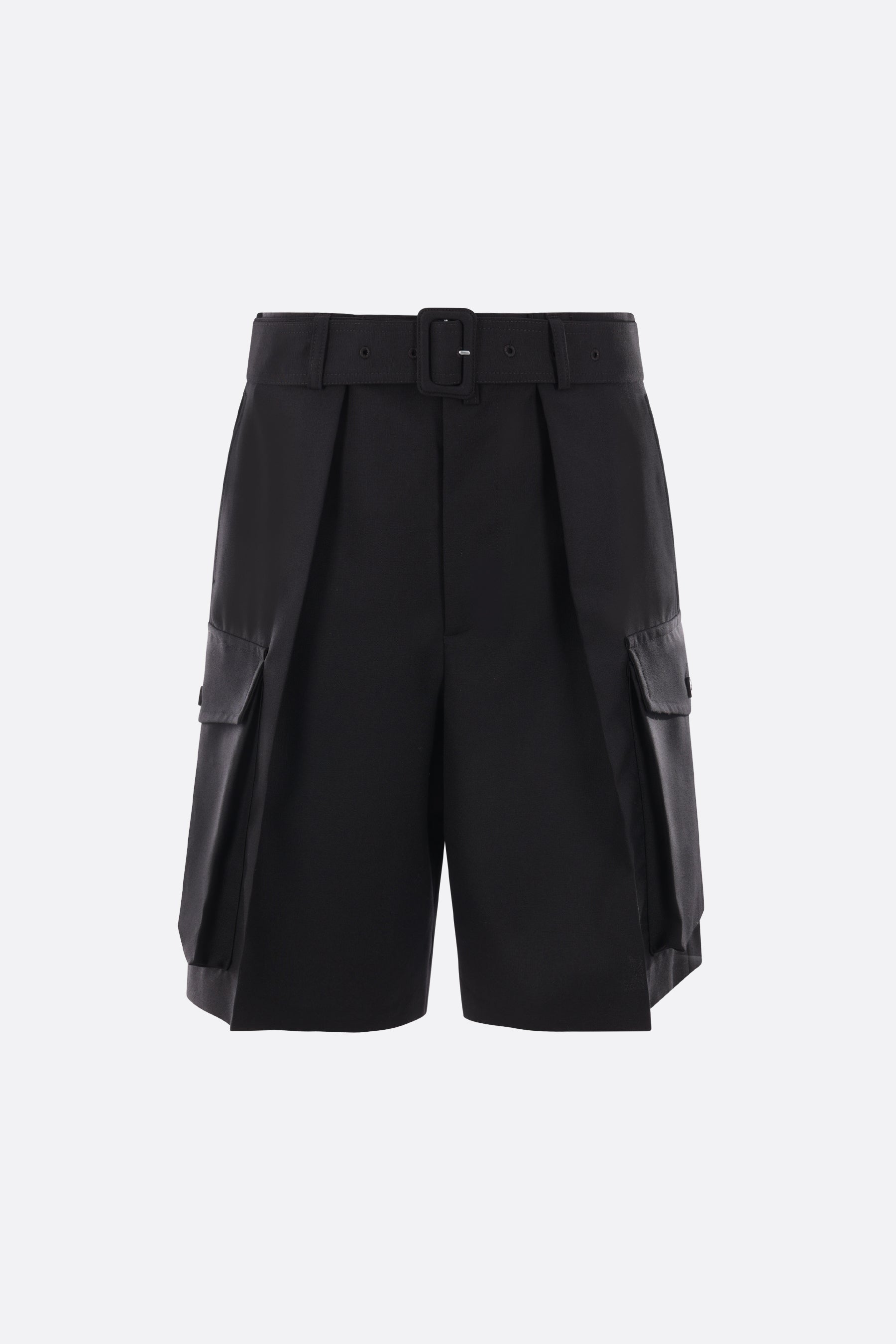 Piers wool cargo shorts