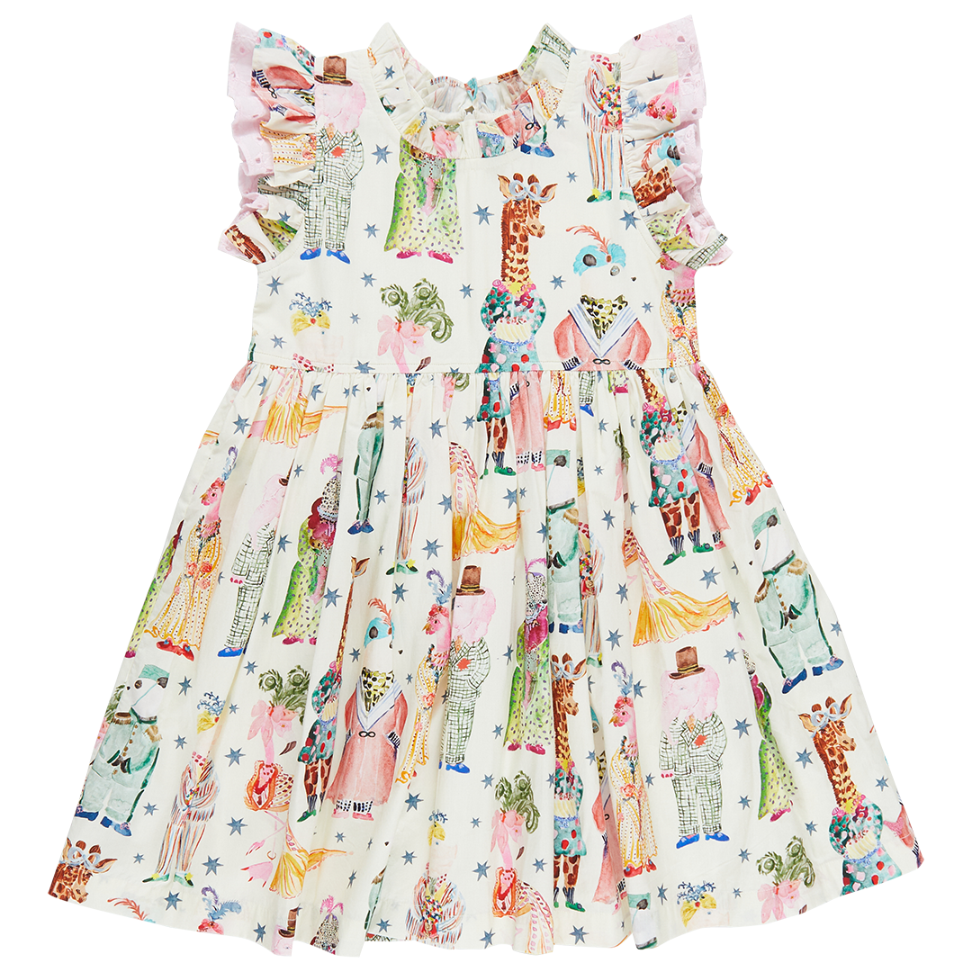 Pink Chicken - Circus Animals Leila Dress