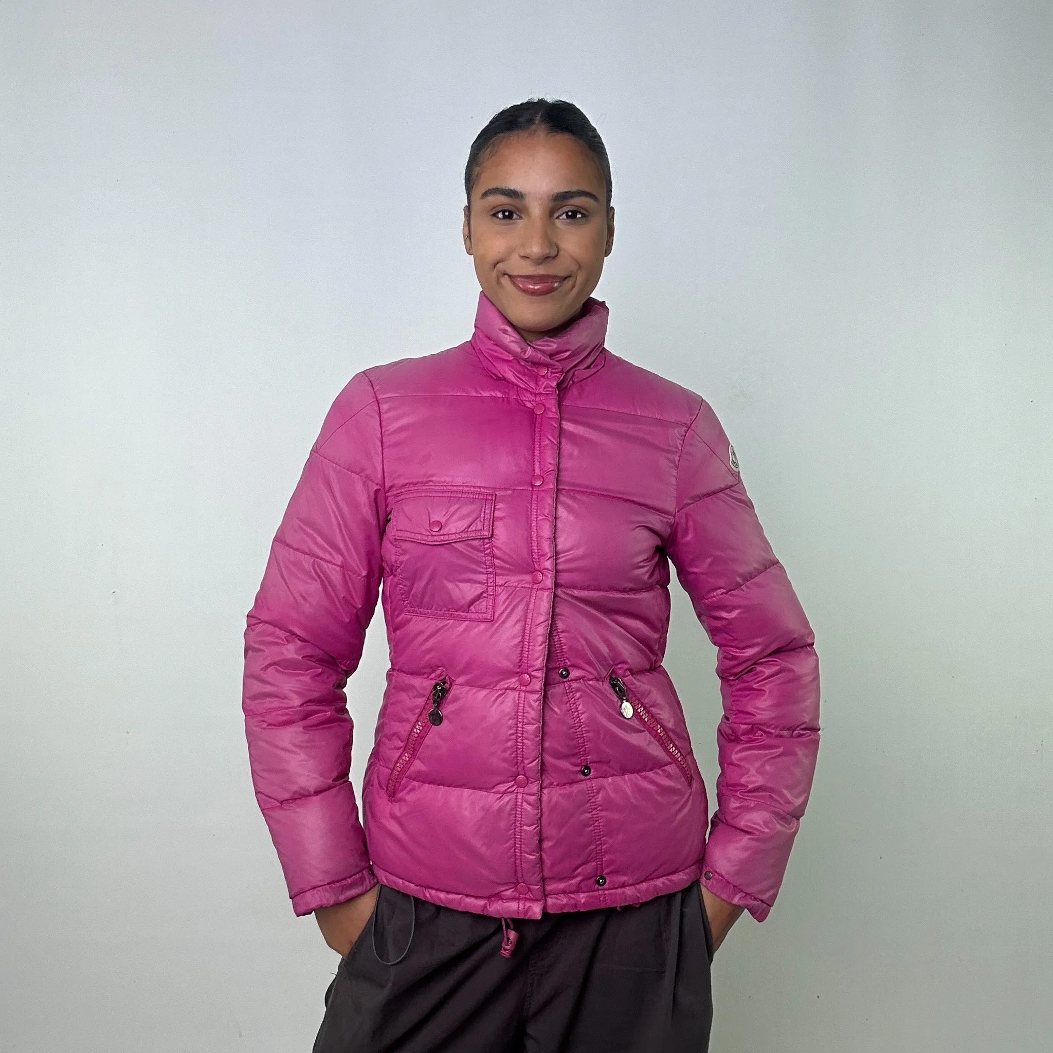 Pink y2ks Moncler Puffer Jacket Coat (M)