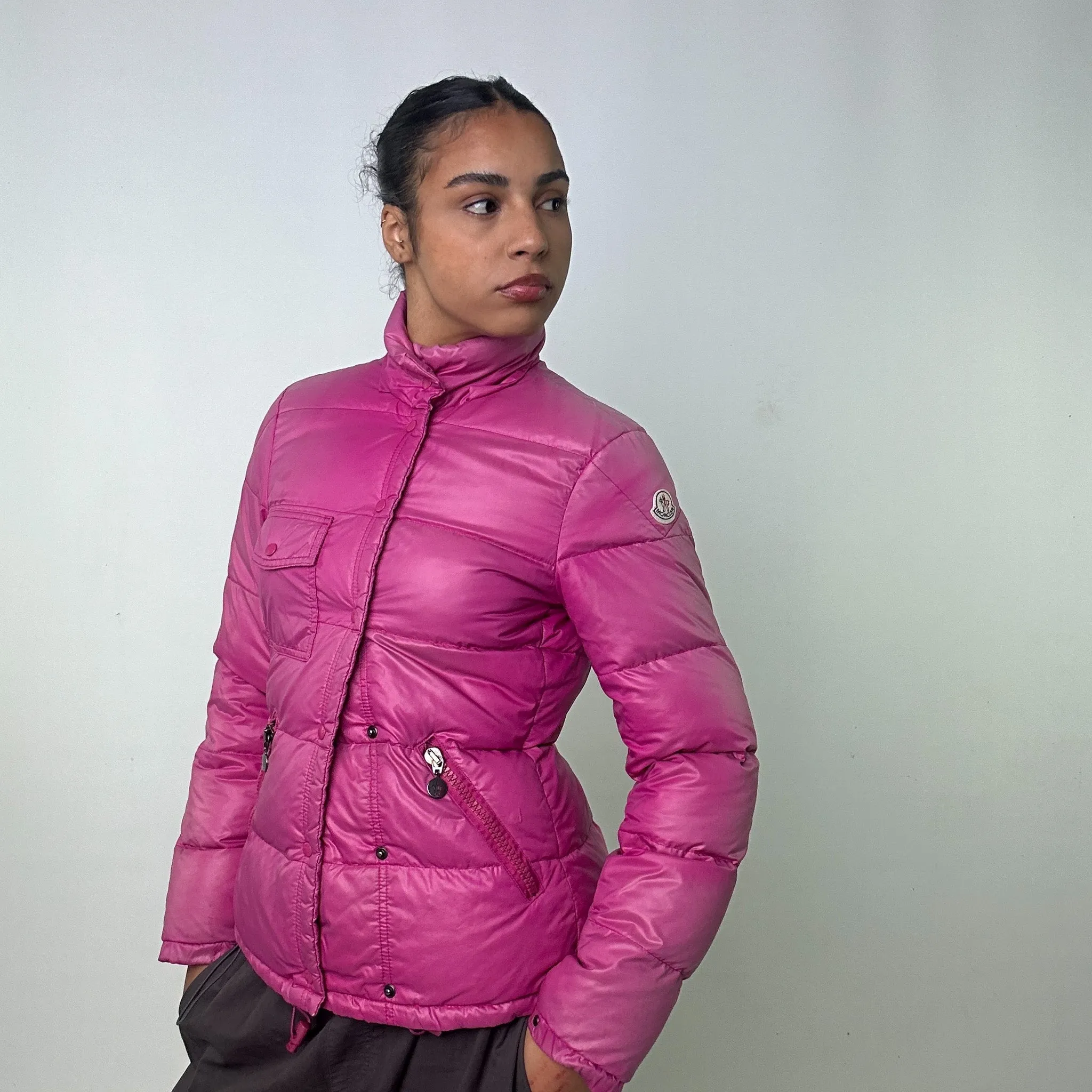 Pink y2ks Moncler Puffer Jacket Coat (M)