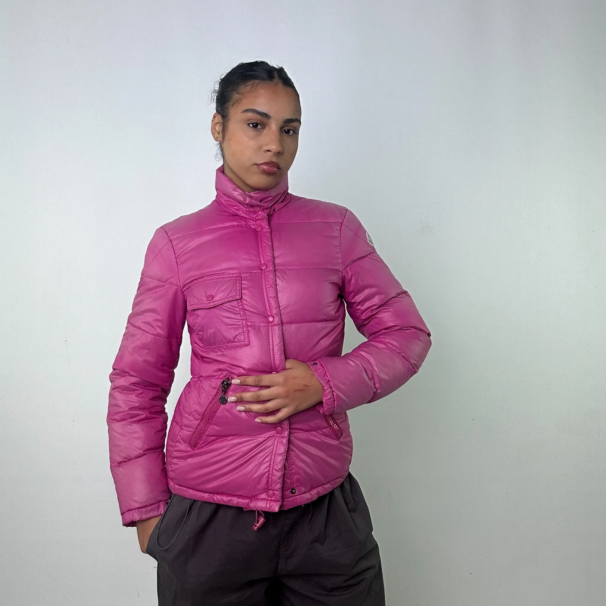 Pink y2ks Moncler Puffer Jacket Coat (M)