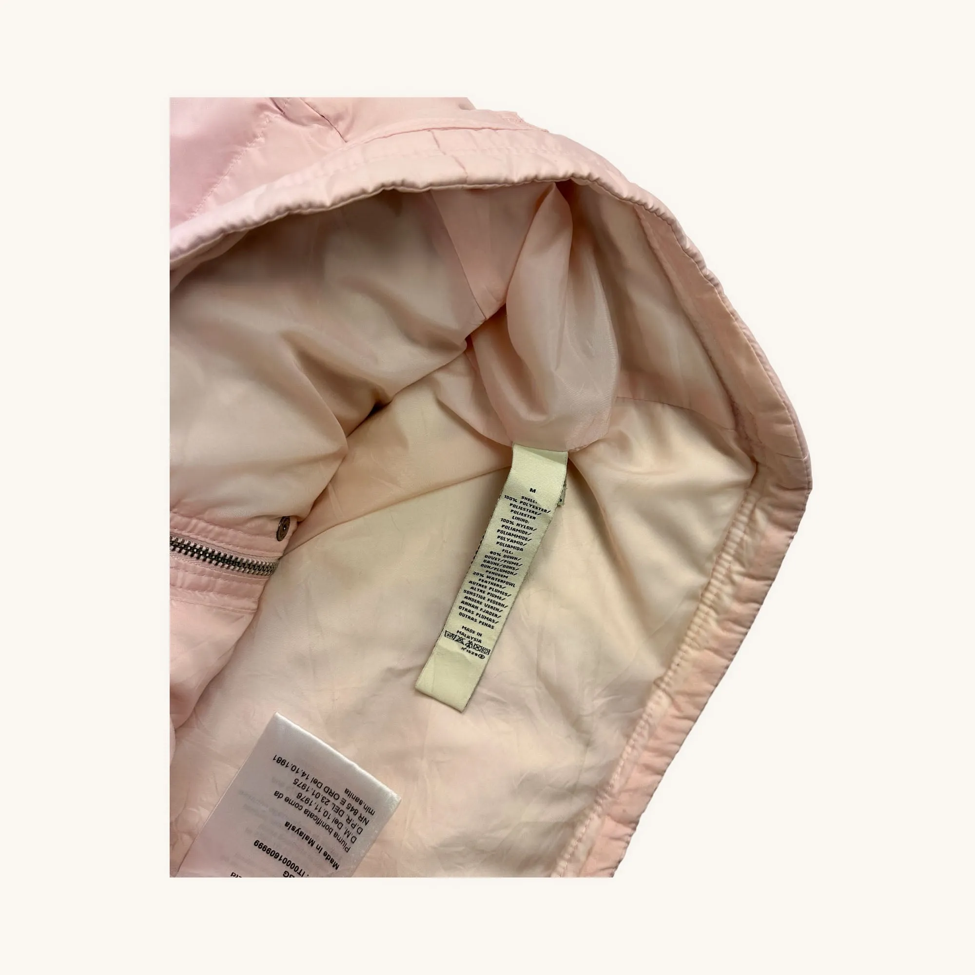 Pink y2ks Polo Jeans Ralph Lauren Puffer Jacket Coat Gilet (M)