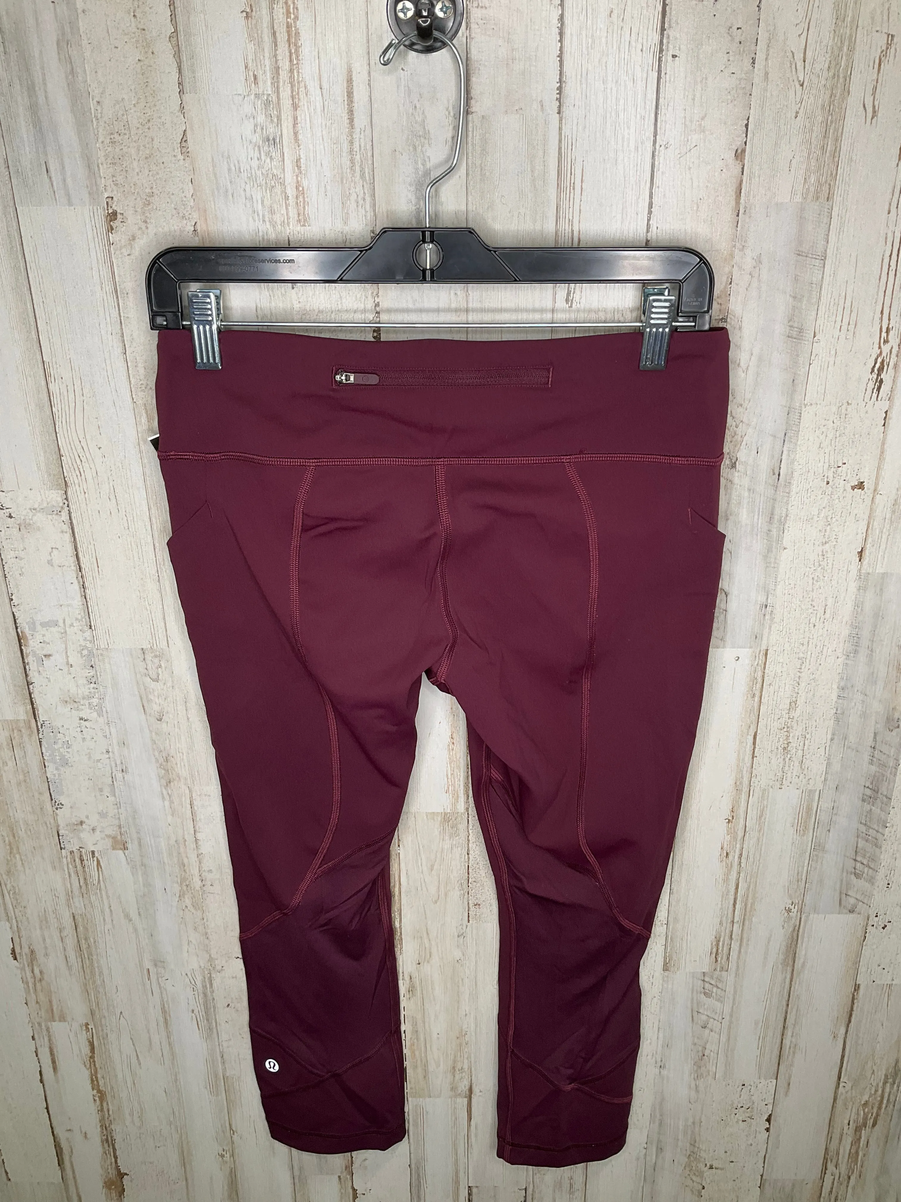 Purple Athletic Capris Lululemon, Size 8