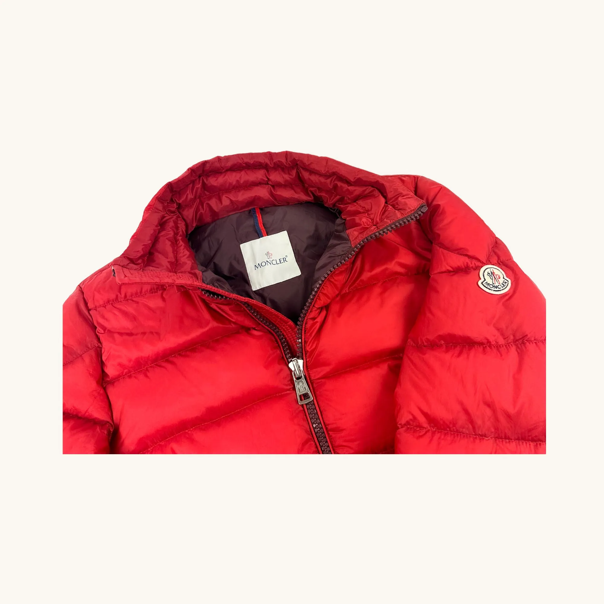 Red y2ks Moncler Puffer Jacket Coat (XL)