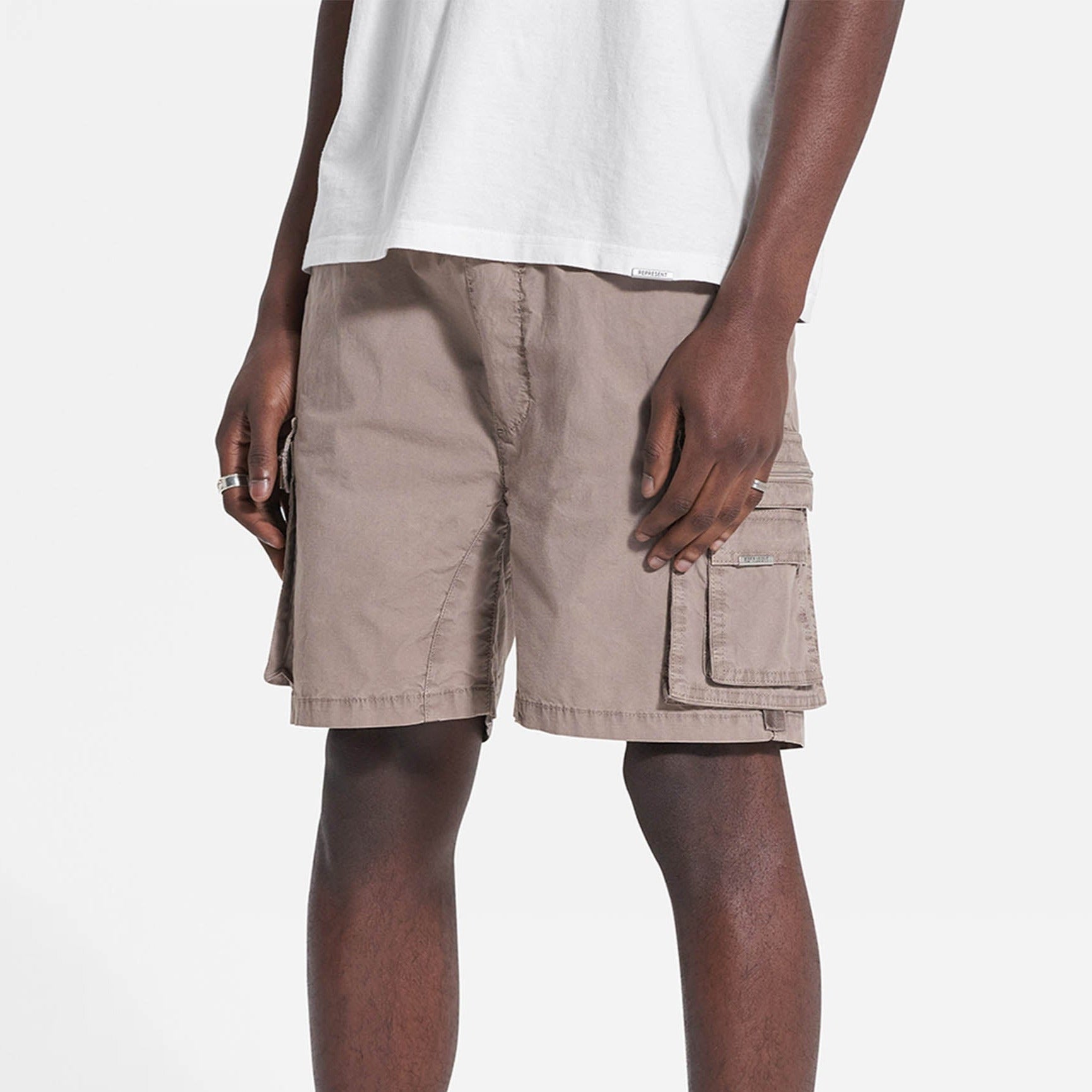 Represent Cargo Shorts Stone